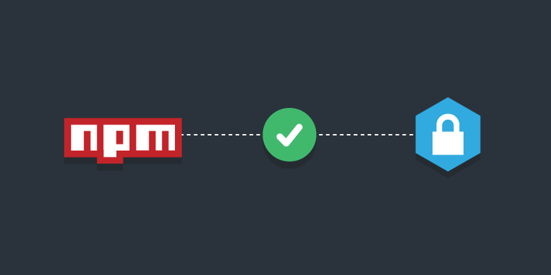 npm and Node Security logos