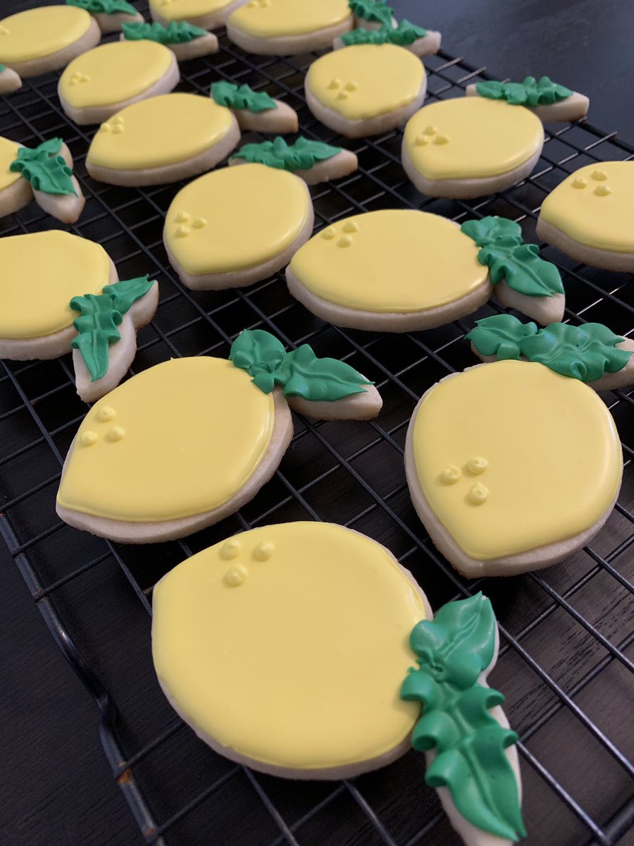 Close-up of lemon cookies