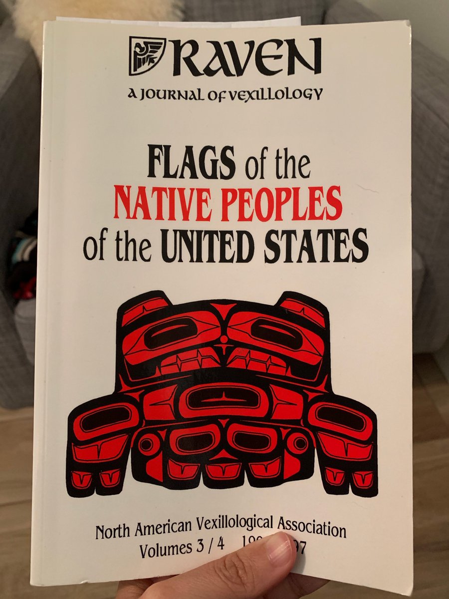 A book titled “Flags of the Native Peoples of the United States.”