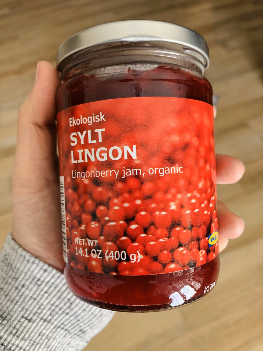 Jar of Sylt Lingon (lingonberry jam)