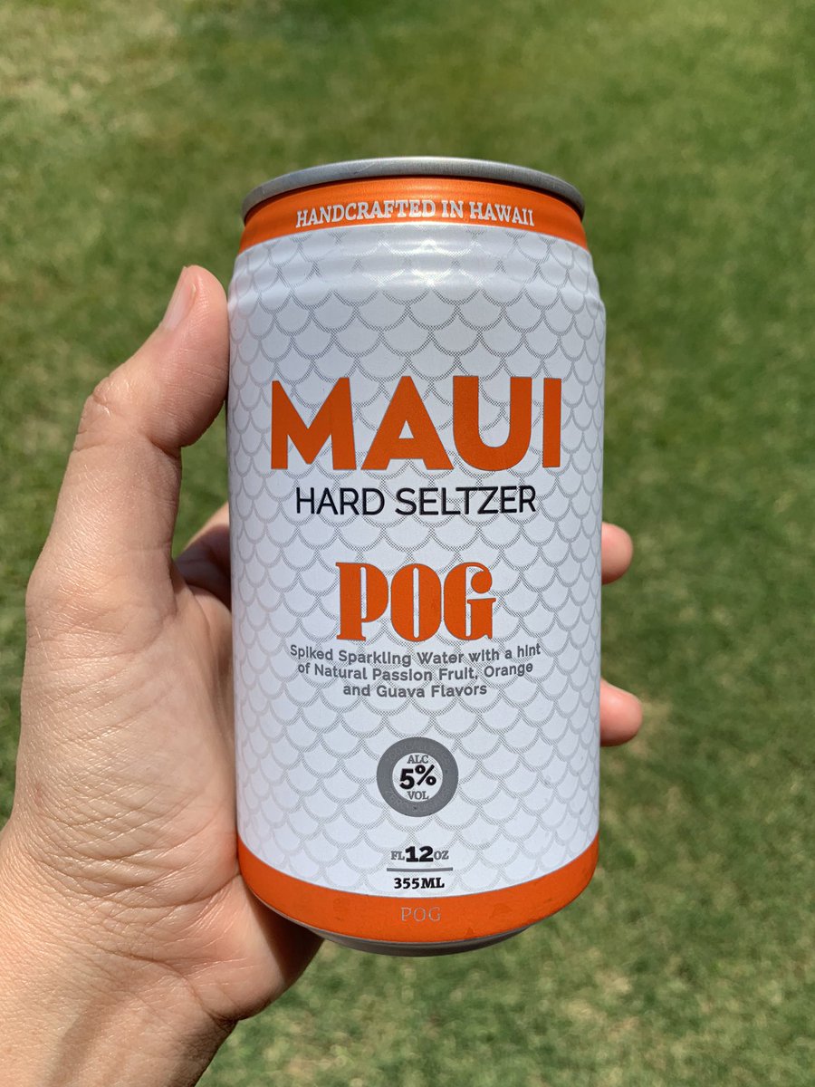 POG flavored Maui hard seltzer