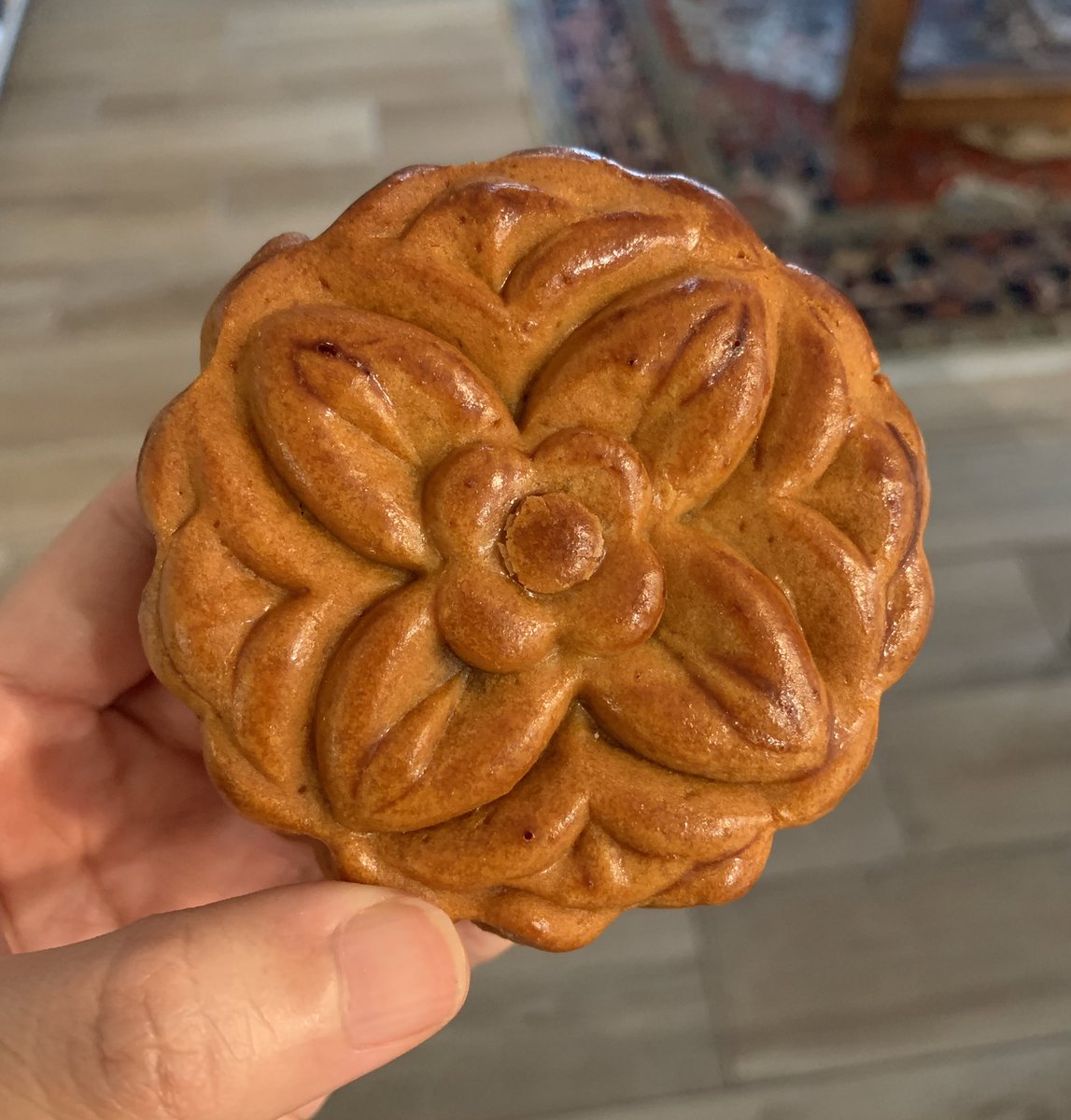 a Chinese mooncake