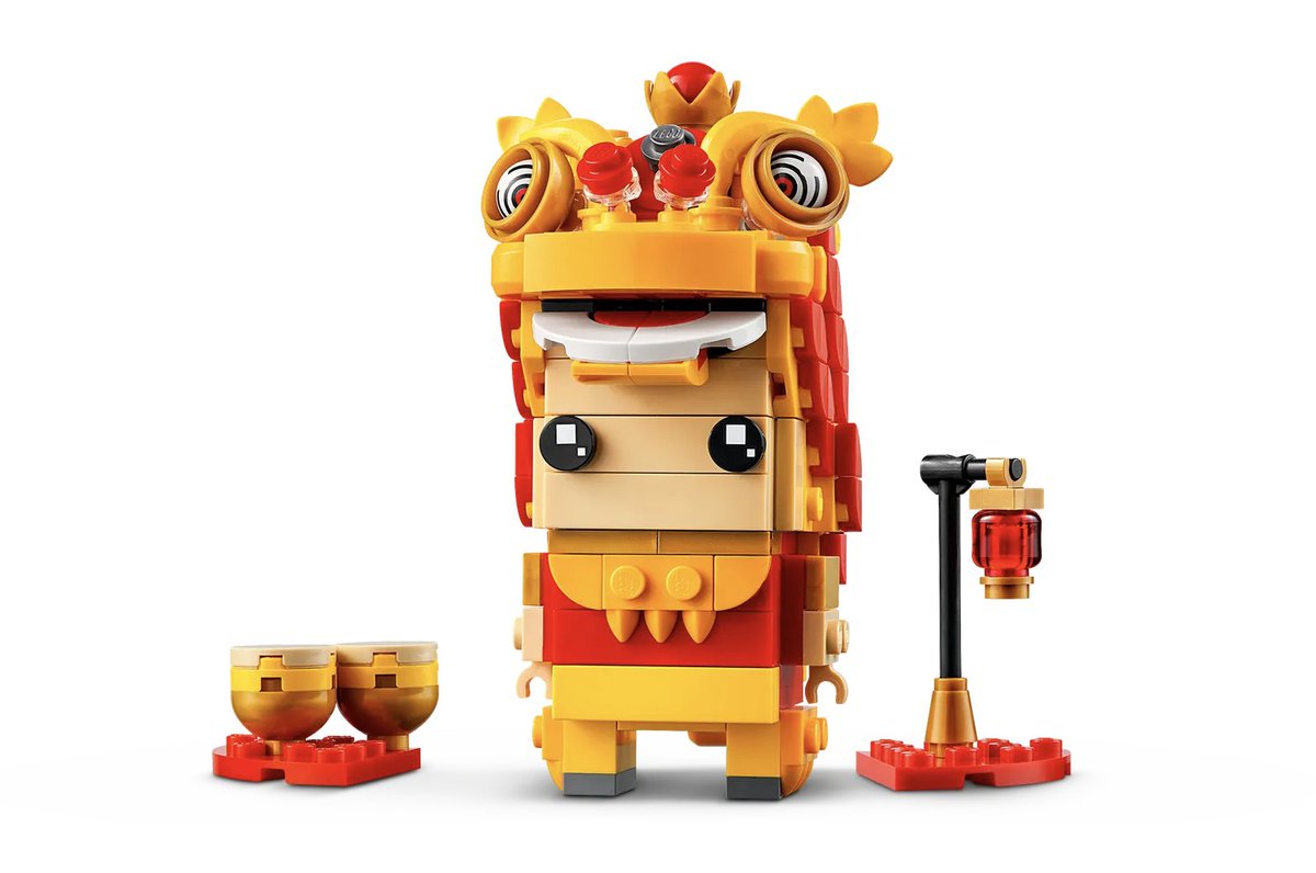 LEGO set that’s a little guy with a lion dance costume on + drums