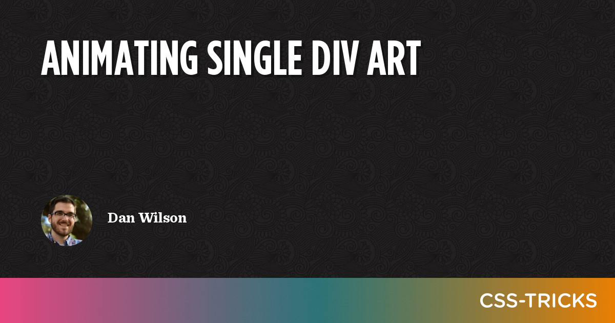 Animating single div art