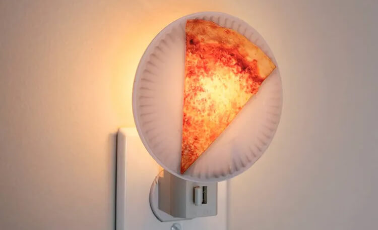 pizza night light