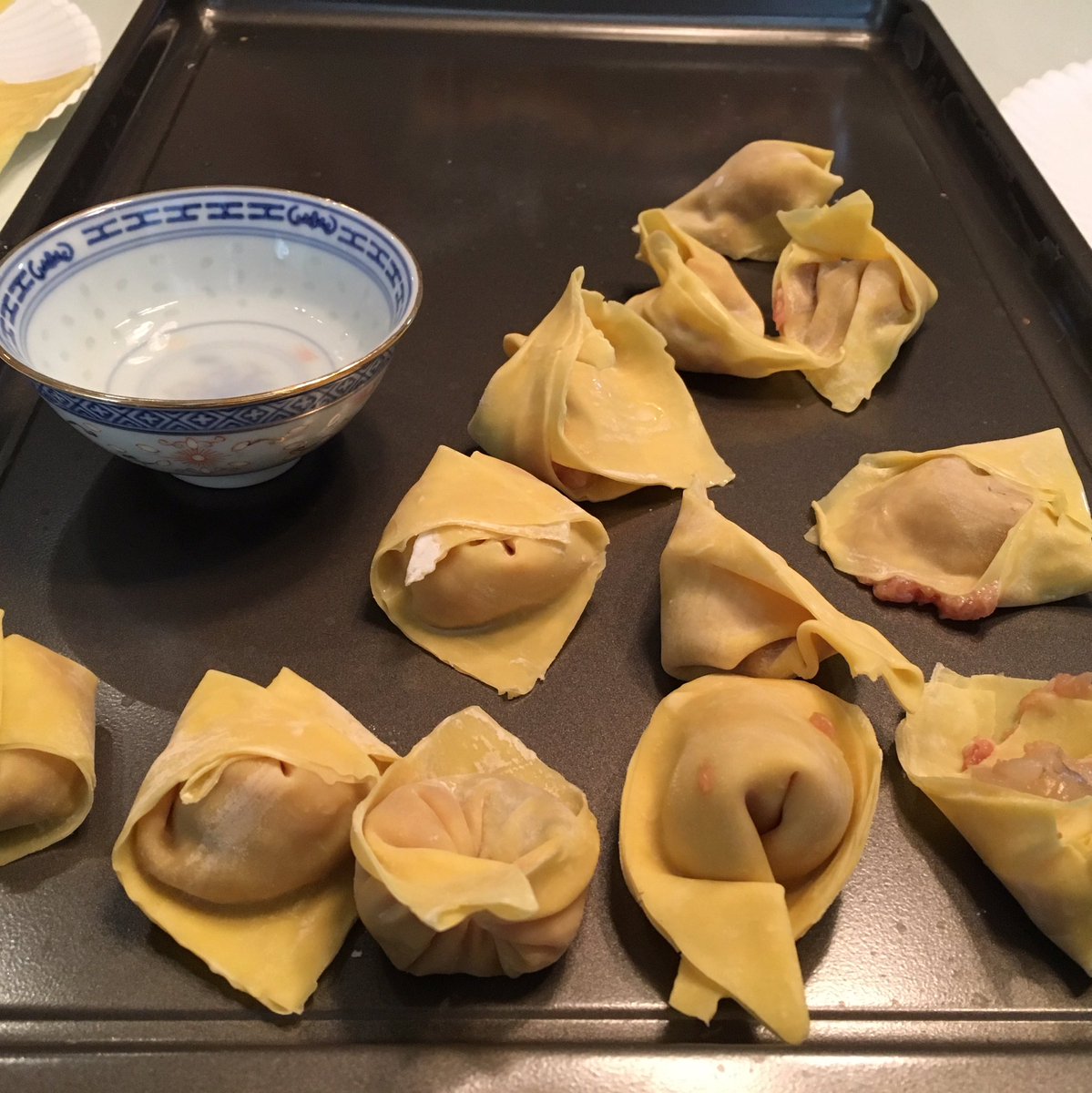 some lumpy wonton