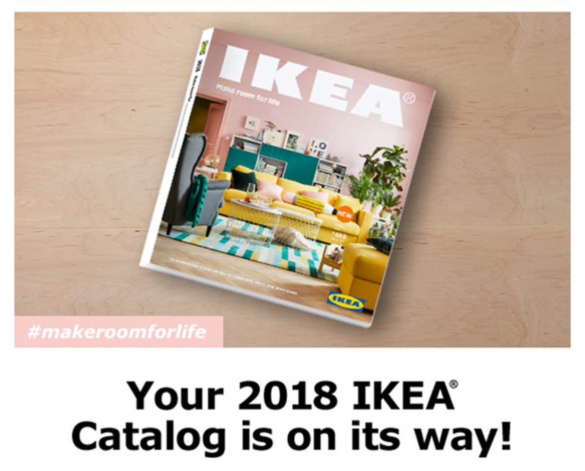 Your 2018 IKEA catalog is on its way!