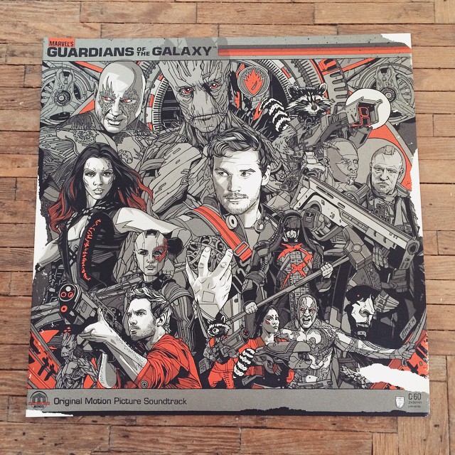 Guardians of the Galaxy soundtrack on vinyl