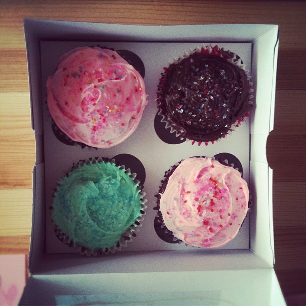 cupcakes in a box