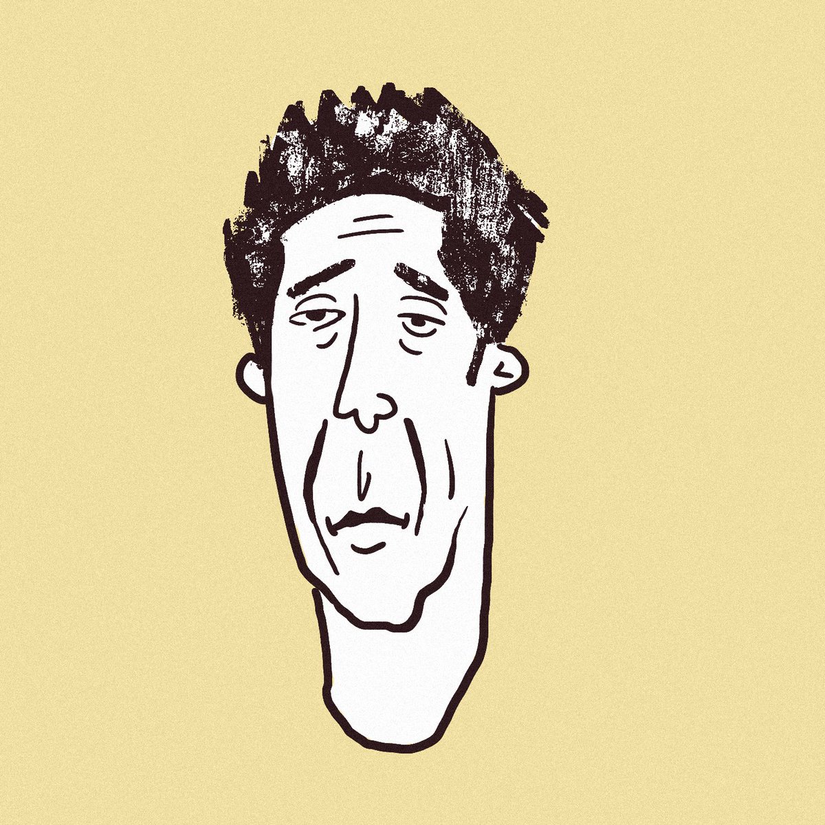 illustration of Ross Gellar