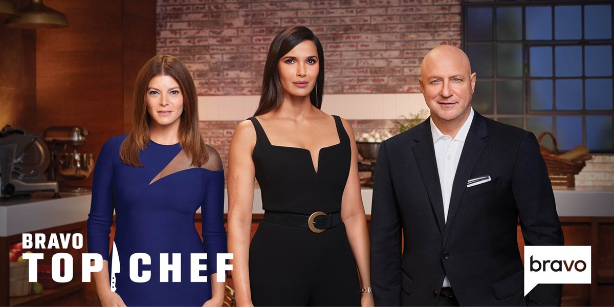 Gail Simmons, Padma Lakshmi, and Tom Colicchio