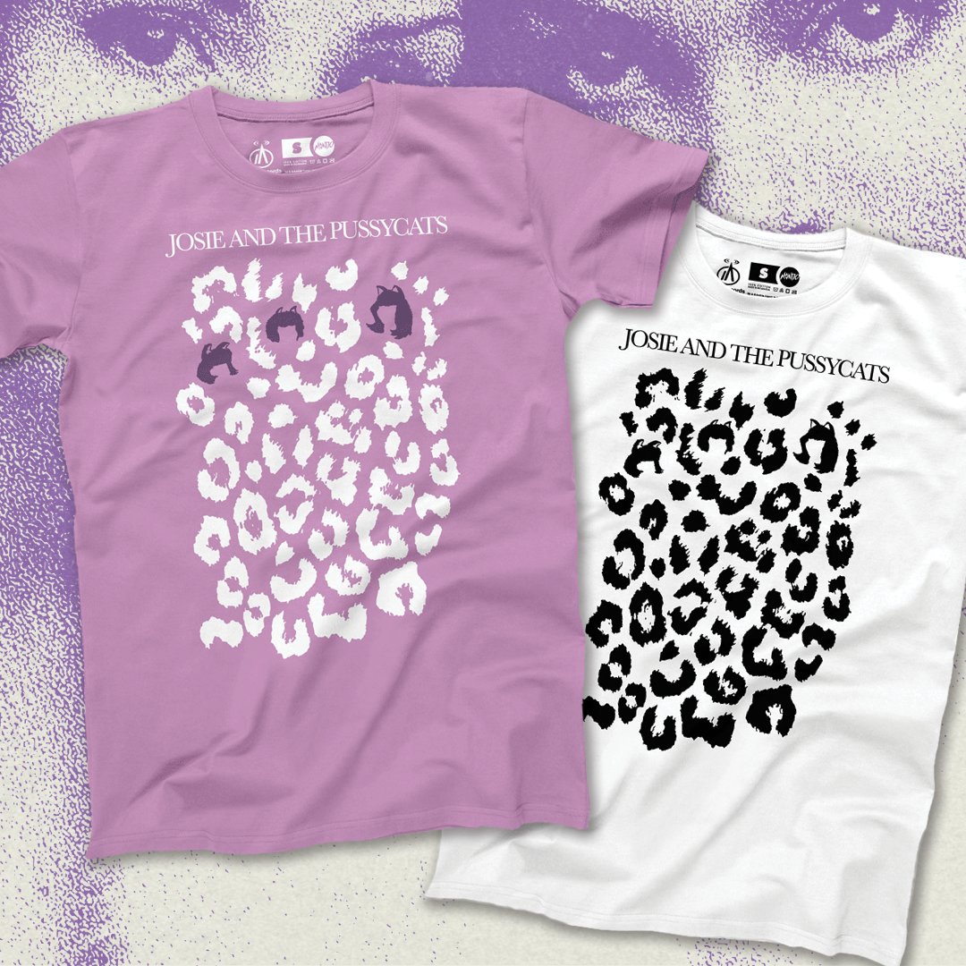 purple and white tshirts with leopard print