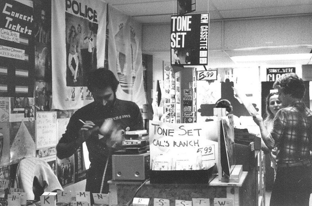 record store counter