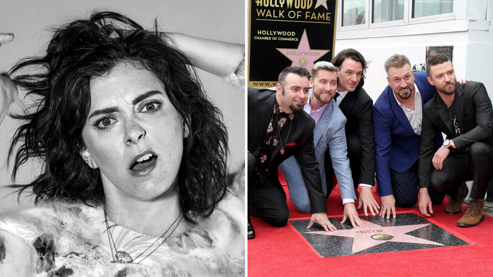 Rachel Bloom and NSYNC