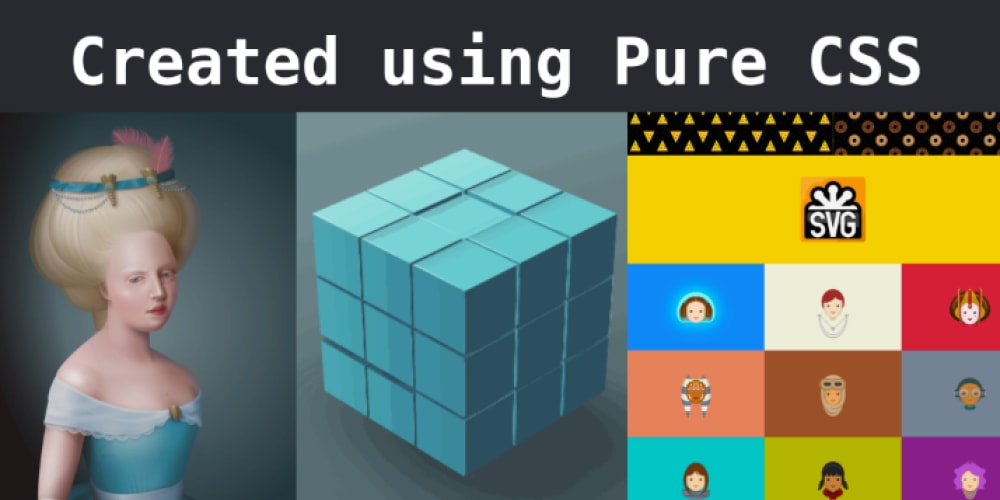 Created using pure CSS