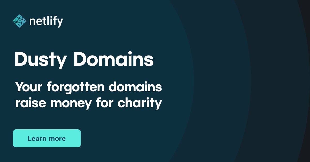 Dusty Domains: your forgotten domains raise money for charity