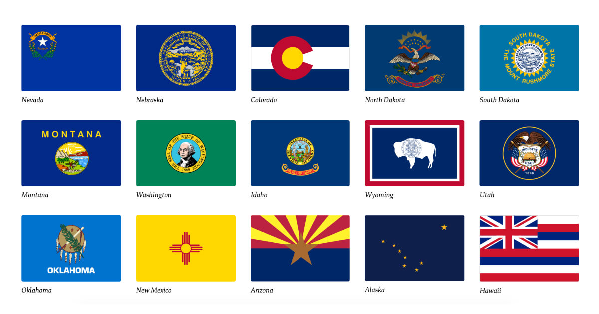 state flags